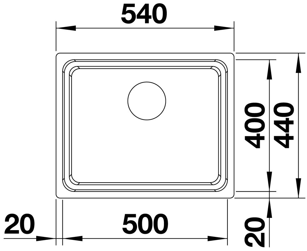 Кухонная мойка Blanco Etagon 500-U 521841